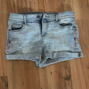 Old navy denim jeans with embroidery